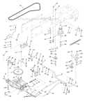 Page C Diagram and Parts List for WE13T38D  Weed Eater Lawn Tractor